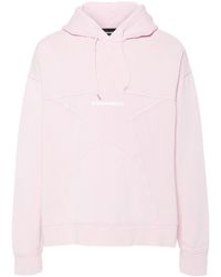 DSquared² - Star-detail Cotton Hoodie - Lyst