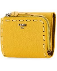 Fendi - Selleria Leather Wallet - Lyst