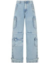ICON DENIM - Rosalia Cargo Wide-Leg Jeans - Lyst