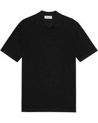 Les Deux - Emmanuel Knitted Polo Shirt - Lyst
