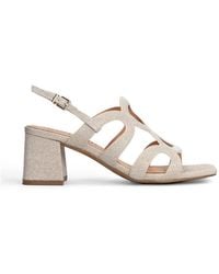 Bibi Lou - Glitter-Effect Cut-Out Sandals - Lyst