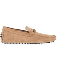 Tod's - Gommino Chain-Link Loafers - Lyst
