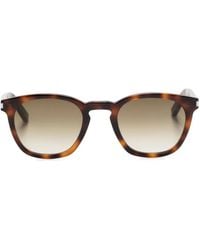 Saint Laurent - Sl28 Round-Frame Sunglasses - Lyst