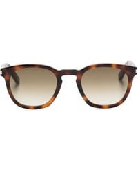Saint Laurent - Sl28 Round-Frame Sunglasses - Lyst
