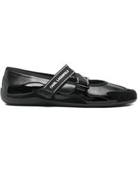 KARL LAGERFELD - Ballerines Altia À Brides Croisées - Lyst