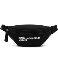 Karl Lagerfeld - Logo-Appliqué Belt Bag - Lyst