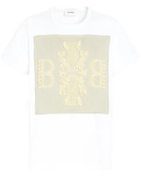 Barrie - Logo Cashmere-Patch T-Shirt - Lyst