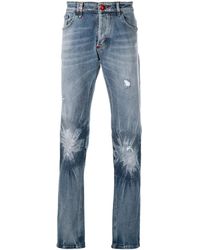 Philipp Plein - Jeans Met Faded Effect - Lyst