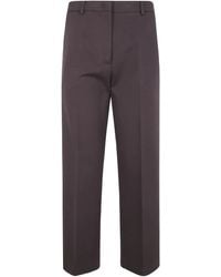 Liviana Conti - Pressed-Crease Trousers - Lyst