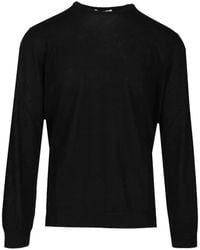 Al Duca d'Aosta - Crew-Neck Merino Wool Sweater - Lyst