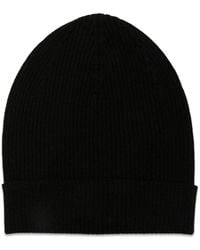 Rick Owens - Ribbed-Knit Beanie Hat - Lyst