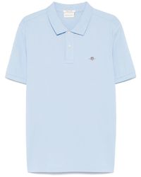 GANT - Polo A Maniche Corte Con Logo - Lyst
