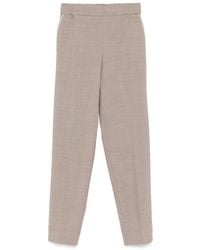 D.exterior - Elastic-Waistband Wool Trousers - Lyst