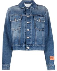 Heron Preston Jean and denim jackets for Women | Online Sale up to 70% off  | Lyst