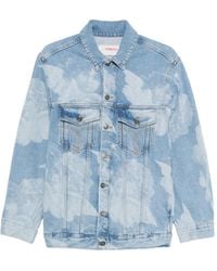 Fiorucci - Cloud-Print Denim Jacket - Lyst
