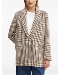 Forte Forte - Blazer Con Motivo Pied-De-Poule - Lyst