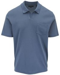 Vince - Pocket Short-Sleeve Polo Shirt - Lyst