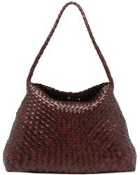Dragon Diffusion - Santa Maria Woven Leather Shoulder Bag - Lyst