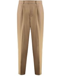 BOSS - Pantaloni Con Pieghe Frontali - Lyst