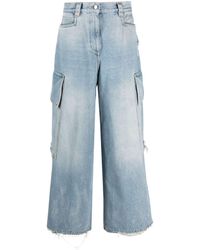 Palm Angels - Jeans a gamba ampia - Lyst