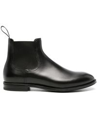 Henderson - Almond-toe Leather Ankle Boots - Lyst
