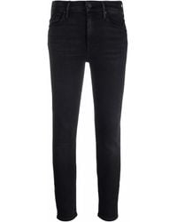 Mother - Vaqueros skinny capri de talle alto - Lyst