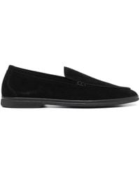 SCAROSSO - Ludovico Almond-toe Suede Loafers - Lyst