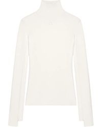 Courreges - Mock-Neck Sweater - Lyst