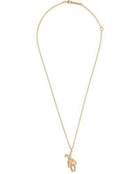 Ambush Halsketting Met Konijn Hanger - Metallic