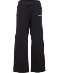 Burberry - Embroidered Logo-Detail Track Pants - Lyst