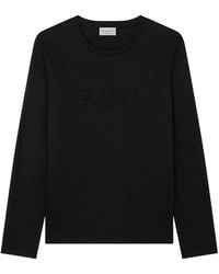 Paul & Shark - Logo-Embroidered Cotton T-Shirt - Lyst