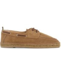 Castañer - Suede Espadrille Boat Shoes - Lyst