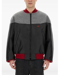 A.I.E. - Colour-Block Bomber Jacket - Lyst