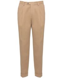Devore - Plissierte Hose Mit Umschlag - Lyst