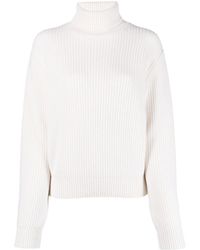 Brunello Cucinelli - Roll-neck Ribbed-knit Jumper - Lyst