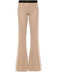 Palm Angels - Logo Tape Knitted Trousers - Lyst