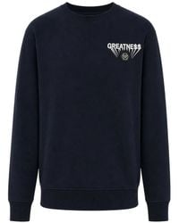 Philipp Plein - Fleece Round-Neck Sweatshirt Greatness - Lyst