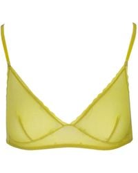 Laura Urbinati - Tulle Scalloped-Edge Bra - Lyst