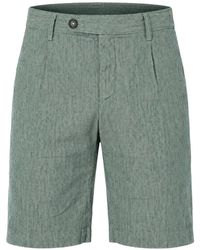 Massimo Alba - Pleated Pinstripe Bermuda Shorts - Lyst