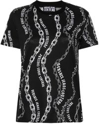 Versace Jeans Couture - Chain Couture-Print T-Shirt - Lyst