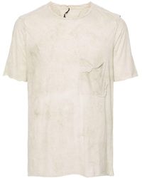 Masnada - T-shirt en coton à effet usé - Lyst