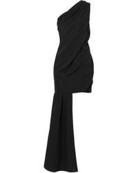 Moschino - Drapiertes One-Shoulder-Minikleid - Lyst