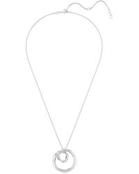 Swarovski - Matrix Circle-Pendant Necklace - Lyst