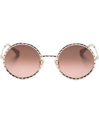 Chloé - Round-Frame Sunglasses - Lyst