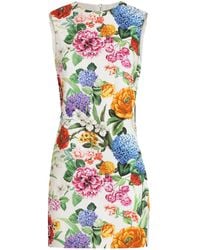 Dolce & Gabbana - フローラル ミニドレス - Lyst