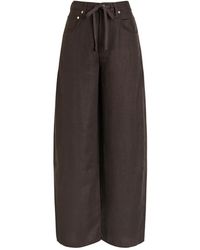 Citizens of Humanity - Bynn Drawstring Wide-Leg Trousers - Lyst