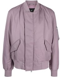 Y-3 - Cotton-Blend Bomber Jacket - Lyst