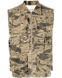 Maharishi - Camouflage-Print Cargo Vest - Lyst