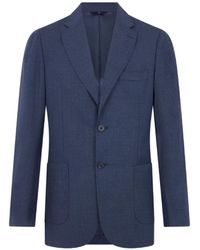 Brooks Brothers - Hopsack Blazer Van Scheerwol - Lyst