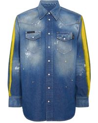 Philipp Plein - Denim Shirt Ls - Lyst